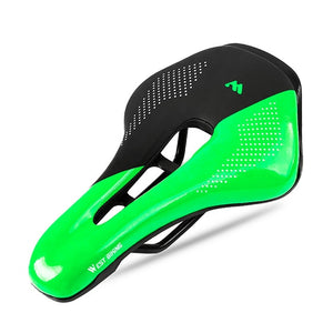 Shock Absorbing Hollow Bicycle Saddle