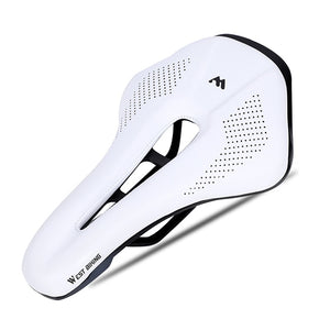 Shock Absorbing Hollow Bicycle Saddle