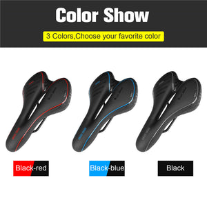 Shock Absorbing Hollow Bicycle Saddle