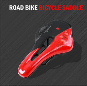 Shock Absorbing Hollow Bicycle Saddle