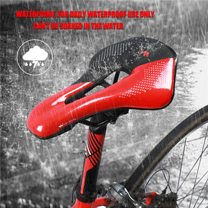 Shock Absorbing Hollow Bicycle Saddle