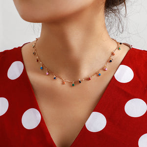 Charming Colorful Stone Chain