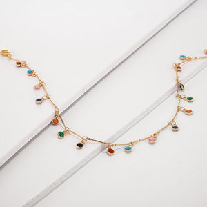 Charming Colorful Stone Chain