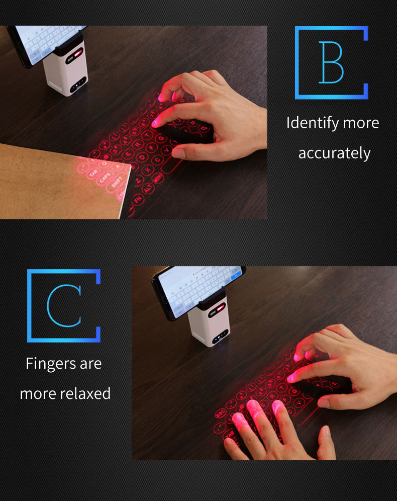  Bluetooth Virtual Laser Wireless Keyboard