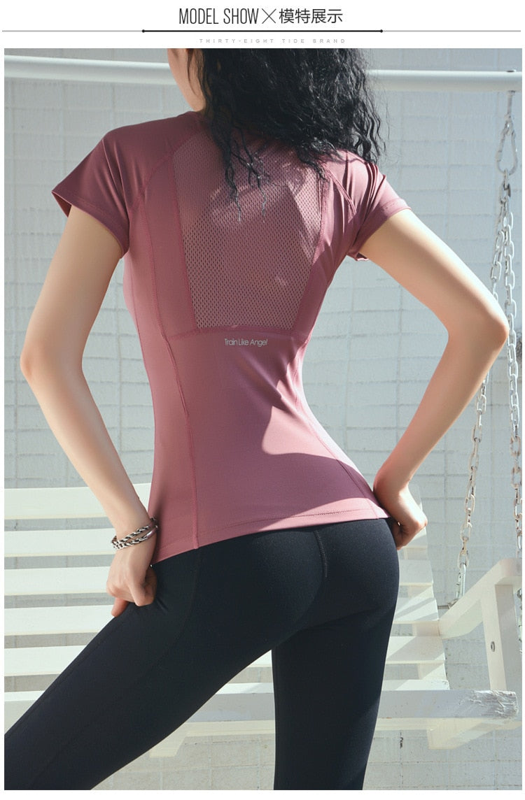 T Shirts Slim Fit For Sports Fitness