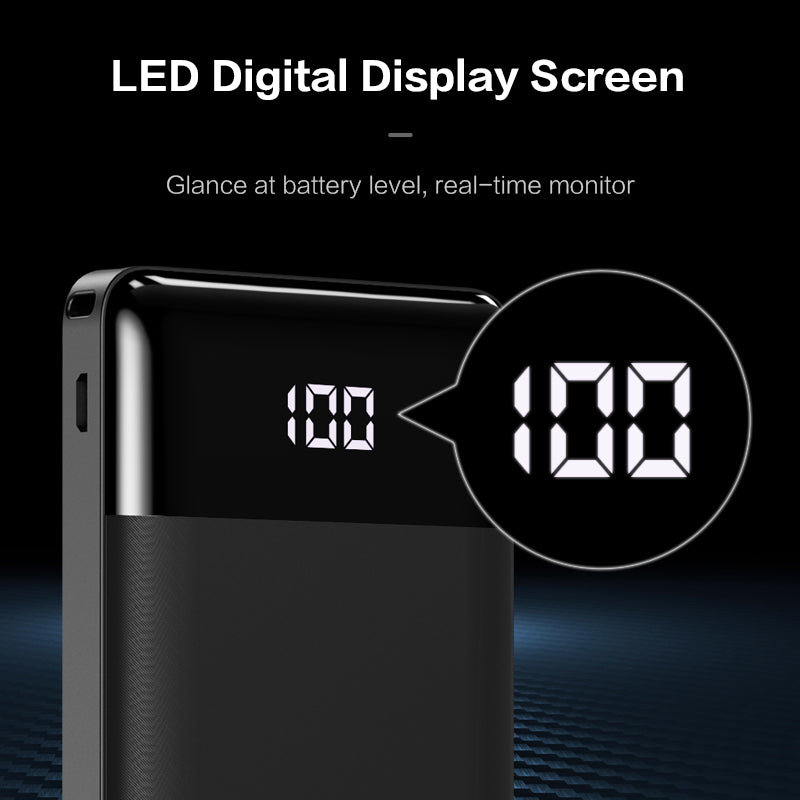  Power Bank 10000mAh LED Display