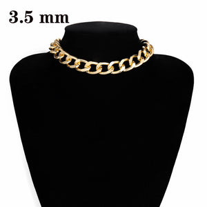 Punk Miami Cuban Choker Necklace