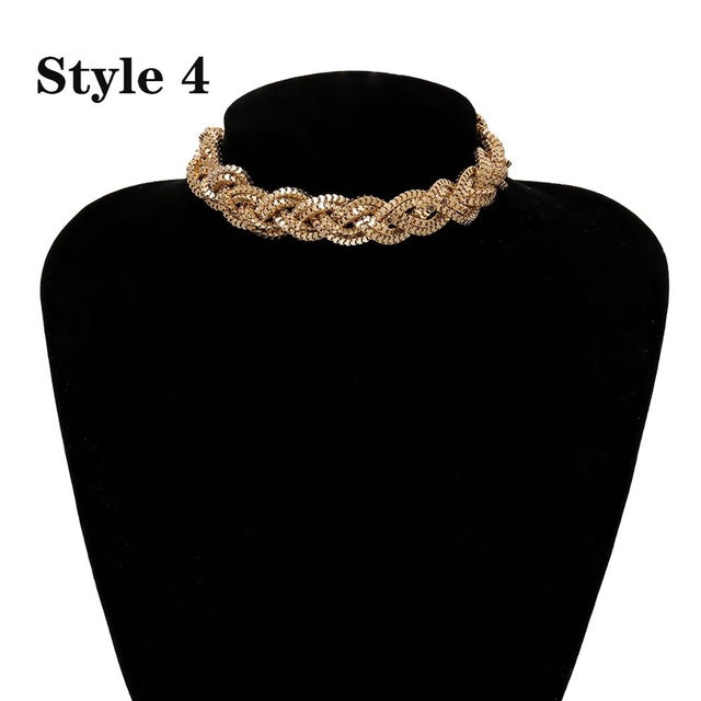 Punk Miami Cuban Choker Necklace