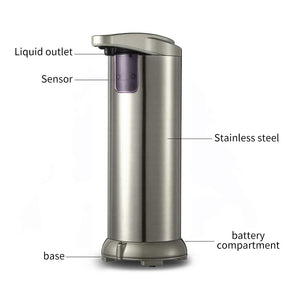 250ml household touchless automatic soap dispenser liquid hands-free auto hand soap dispenser