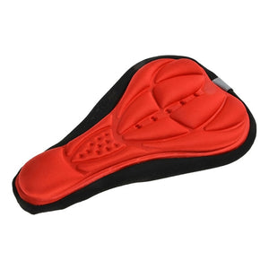 Bicycle Saddle 3D Soft Seat Cover Gel Silicone Cushion Cycling