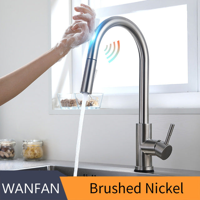 smart touch kitchen faucets crane